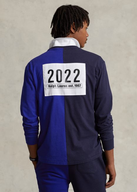 camiseta polo ralph lauren x fortnite BD6J493 unissexcruzeiro multi marinha