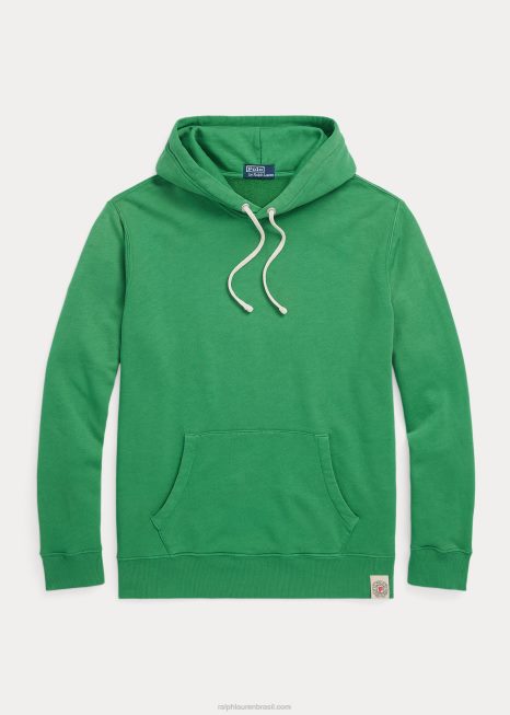 moletom com capuz BD6J3408 unissex Ralph Lauren verde óptico