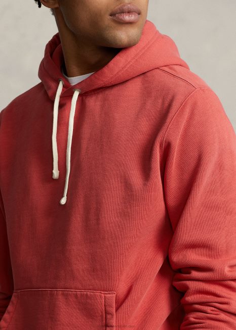 moletom com capuz BD6J3409 unissex Ralph Lauren postar vermelho